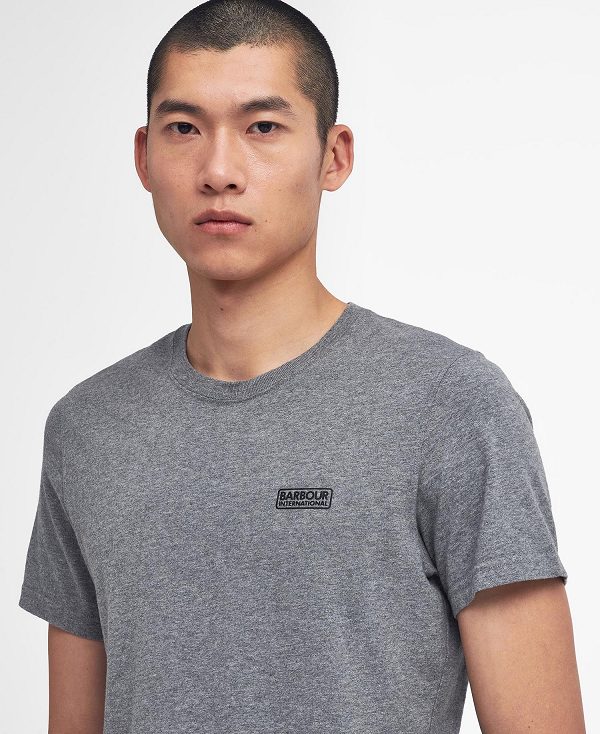 Barbour Small Logo T-shirt Pink Cinder | BABO88281