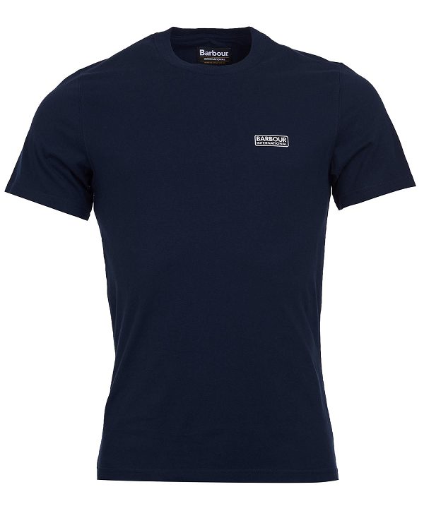 Barbour Small Logo T-shirt Wine | BABO88283