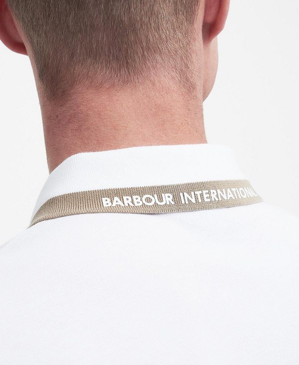 Barbour Smith Short-sleeved Polo Shirt Bright White | BABO88183