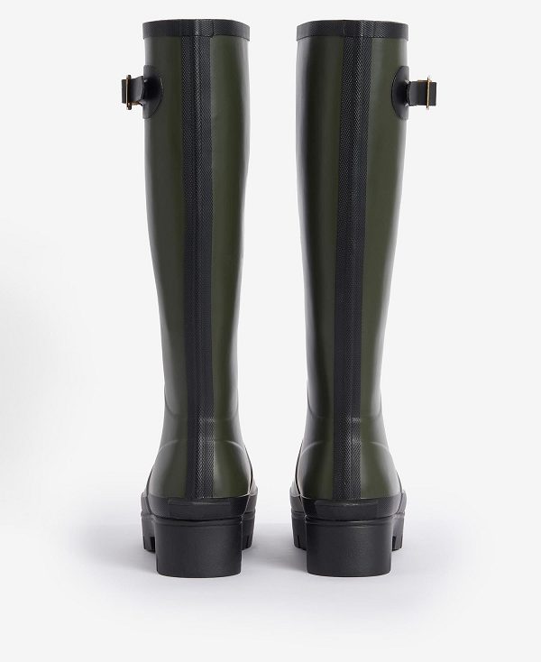 Barbour Snowdon Wellingtons Olive | BABO89936