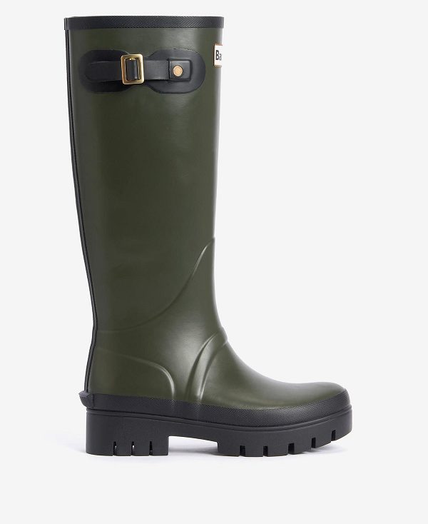 Barbour Snowdon Wellingtons Olive | BABO89936