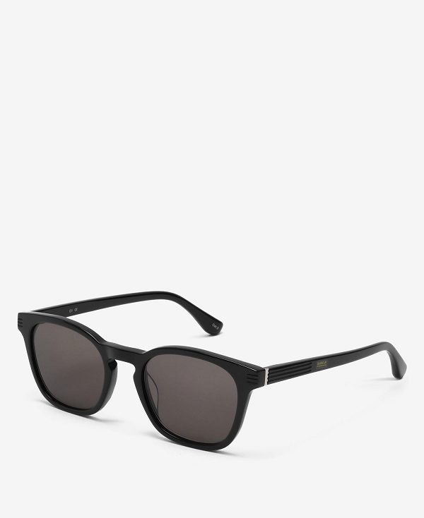 Barbour Soft Squared Sunglasses Classic Black | BABO89176