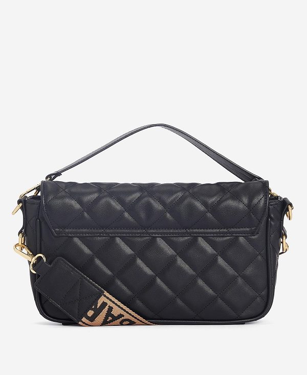 Barbour Soho Quilted Crossbody Bag Classic Black | BABO89961