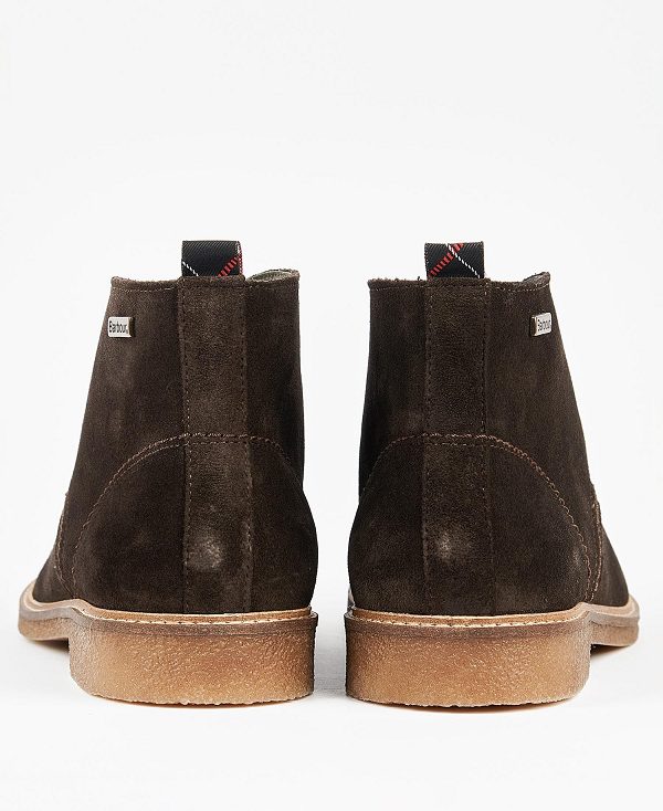 Barbour Sonoran Desert Boots Choco Suede | BABO88841