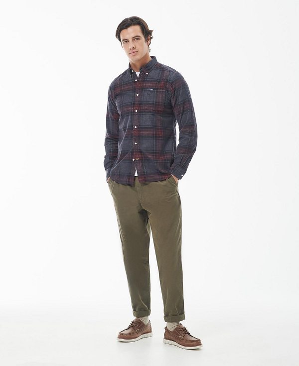 Barbour Southfield Tailored Shirt Grey | BABO87804