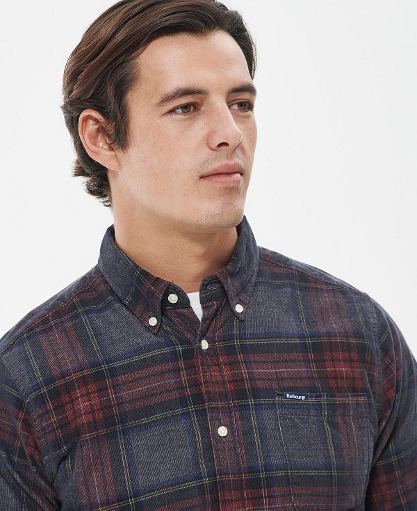 Barbour Southfield Tailored Shirt Grey | BABO87804