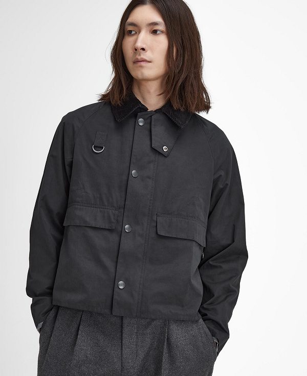 Barbour Spey Casual Jacket Black | BABO87504