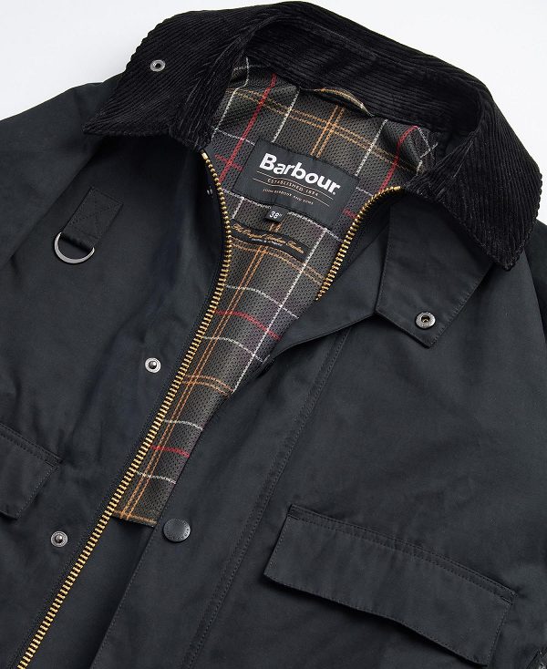 Barbour Spey Casual Jacket Black | BABO87504