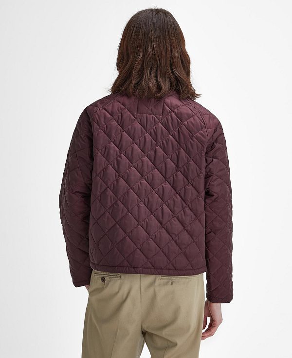 Barbour Spey Quilted Jacket Bordeaux | BABO87391