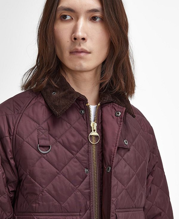 Barbour Spey Quilted Jacket Bordeaux | BABO87391