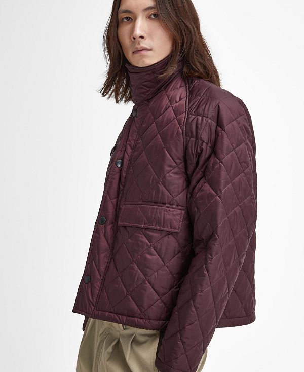 Barbour Spey Quilted Jacket Bordeaux | BABO87391