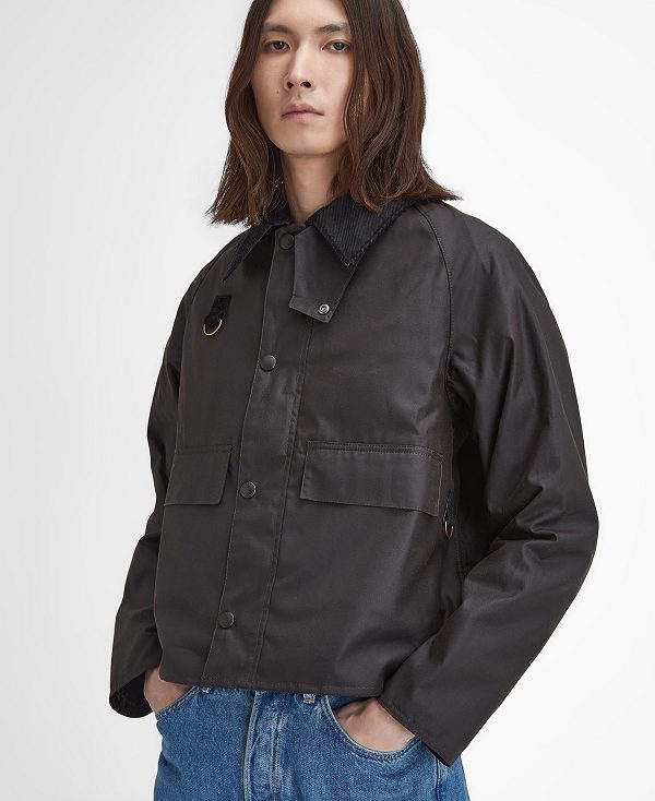 Barbour Spey Slim Waxed Jacket Rustic | BABO87256