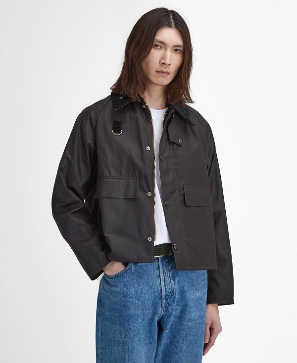 Barbour Spey Slim Waxed Jacket Rustic | BABO87256