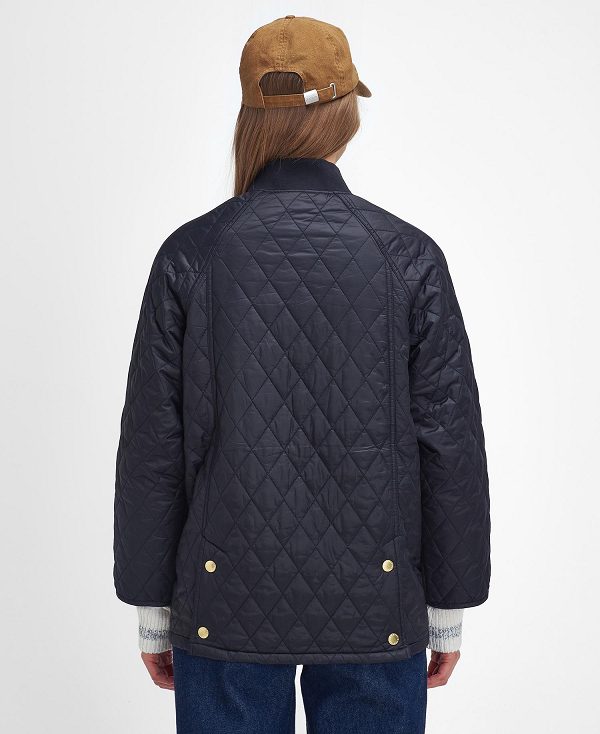 Barbour Sport Beadnell Quilted Jacket Black/Classic | BABO89340