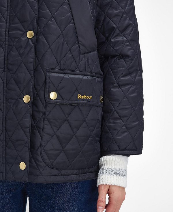 Barbour Sport Beadnell Quilted Jacket Black/Classic | BABO89340