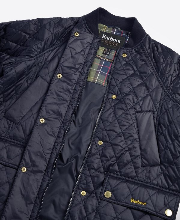 Barbour Sport Beadnell Quilted Jacket Black/Classic | BABO89340