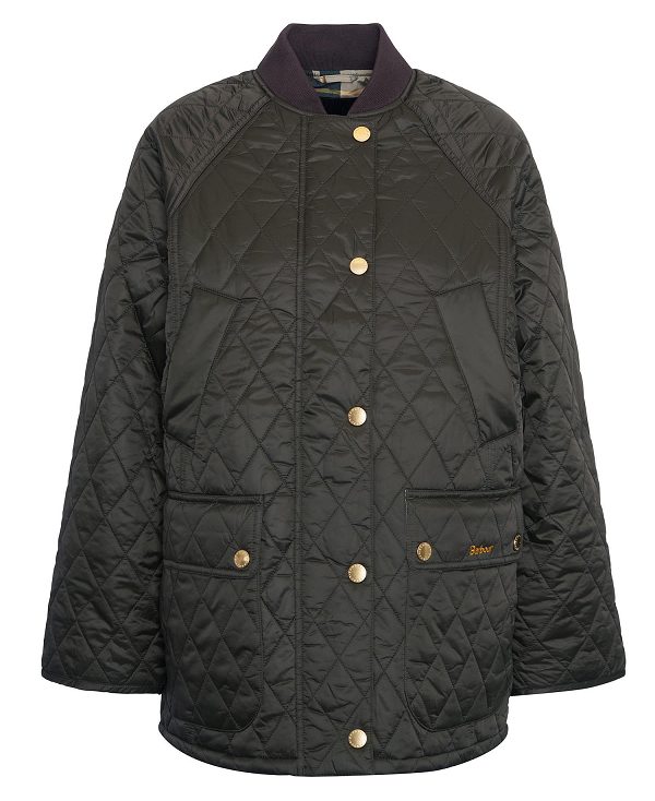 Barbour Sport Beadnell Quilted Jacket Olive/Classic | BABO89349