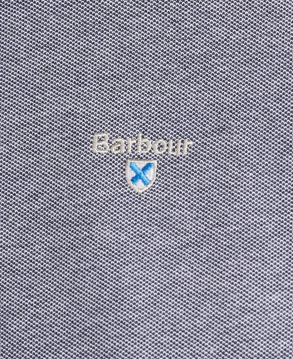 Barbour Sports Polo Mix Shirt Midnight | BABO88051