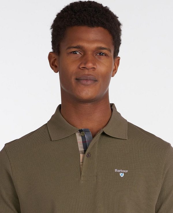 Barbour Sports Polo Shirt Atlantic Blue | BABO88204