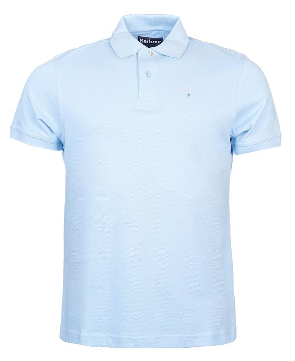 Barbour Sports Polo Shirt Atlantic Blue | BABO88031