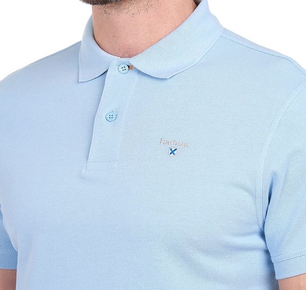 Barbour Sports Polo Shirt Atlantic Blue | BABO88031