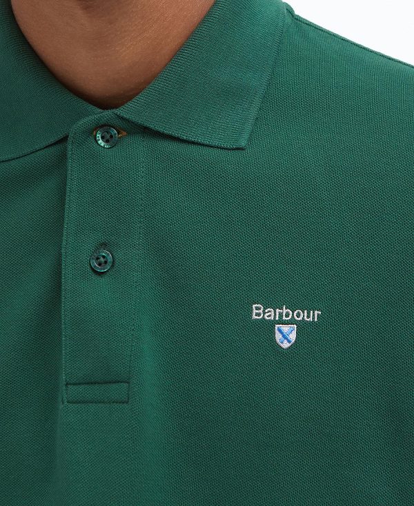 Barbour Sports Polo Shirt Atlantic Blue | BABO88153