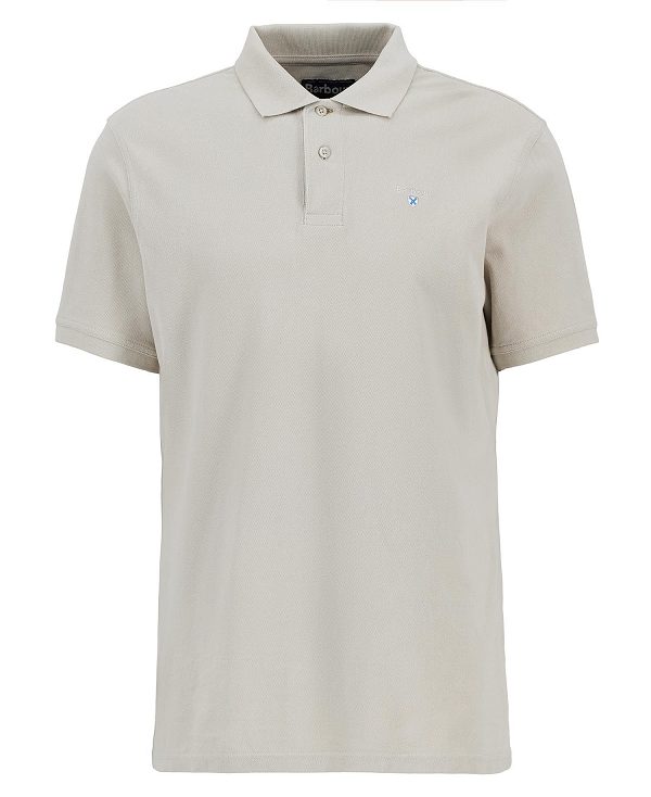 Barbour Sports Polo Shirt Cool Blue | BABO88141