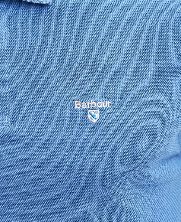 Barbour Sports Polo Shirt Federal Blue | BABO88166