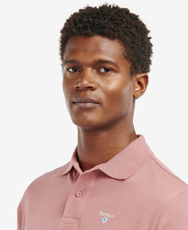 Barbour Sports Polo Shirt Mist | BABO88116