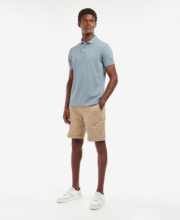 Barbour Sports Polo Shirt Mist | BABO88157