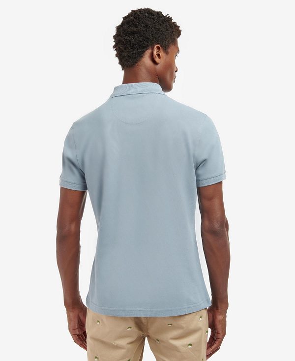 Barbour Sports Polo Shirt Mist | BABO88157