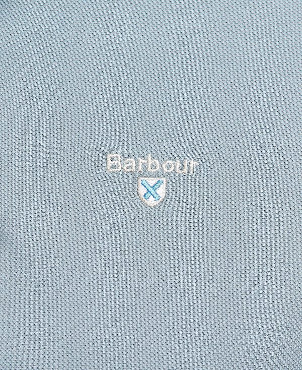 Barbour Sports Polo Shirt Mist | BABO88157