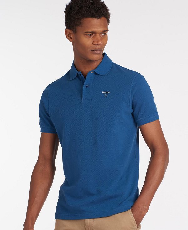 Barbour Sports Polo Shirt New Navy | BABO88149