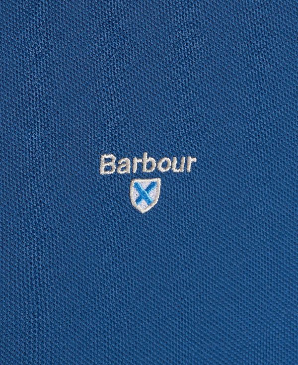 Barbour Sports Polo Shirt New Navy | BABO88149