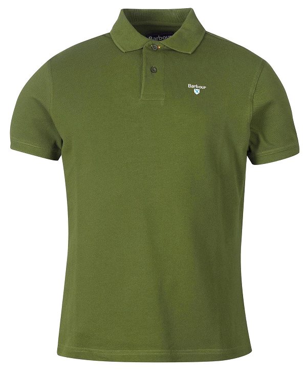 Barbour Sports Polo Shirt Sky | BABO88164