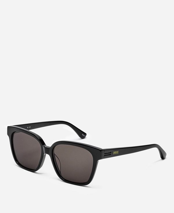 Barbour Square Sunglasses Classic Black | BABO90127