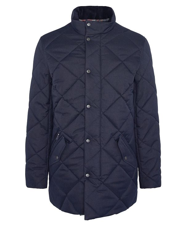 Barbour Standford Chelsea Quilted Jacket Dark Navy | BABO87322