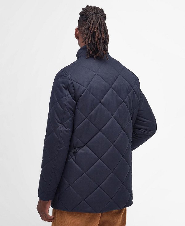 Barbour Standford Chelsea Quilted Jacket Dark Navy | BABO87322