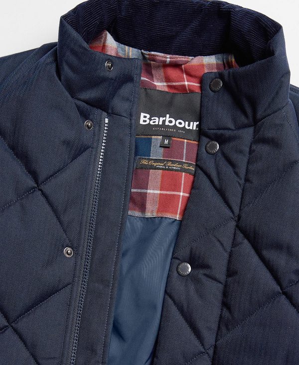 Barbour Standford Chelsea Quilted Jacket Dark Navy | BABO87322