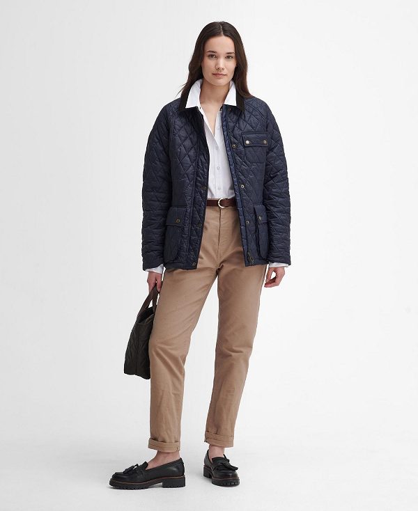 Barbour Starling Quilted Jacket Navy/Classic | BABO89339