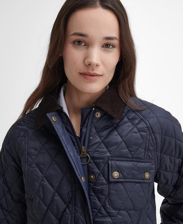 Barbour Starling Quilted Jacket Navy/Classic | BABO89339