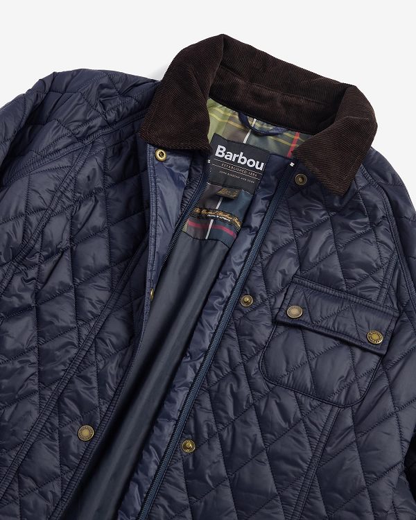 Barbour Starling Quilted Jacket Navy/Classic | BABO89339