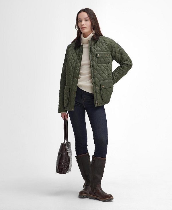 Barbour Starling Quilted Jacket Olive/Classic | BABO89334