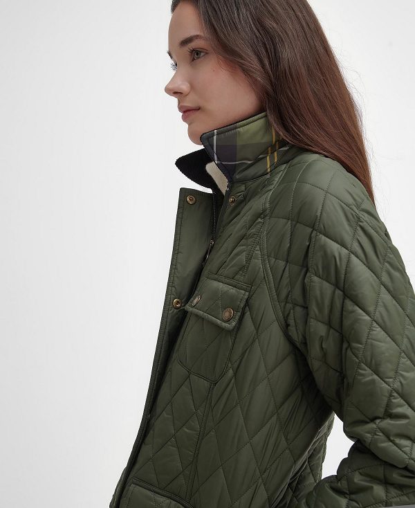 Barbour Starling Quilted Jacket Olive/Classic | BABO89334