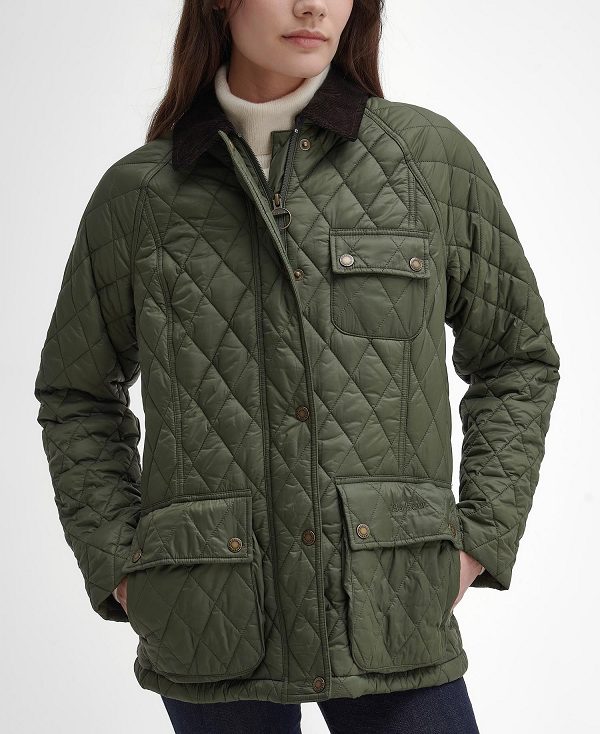 Barbour Starling Quilted Jacket Olive/Classic | BABO89334