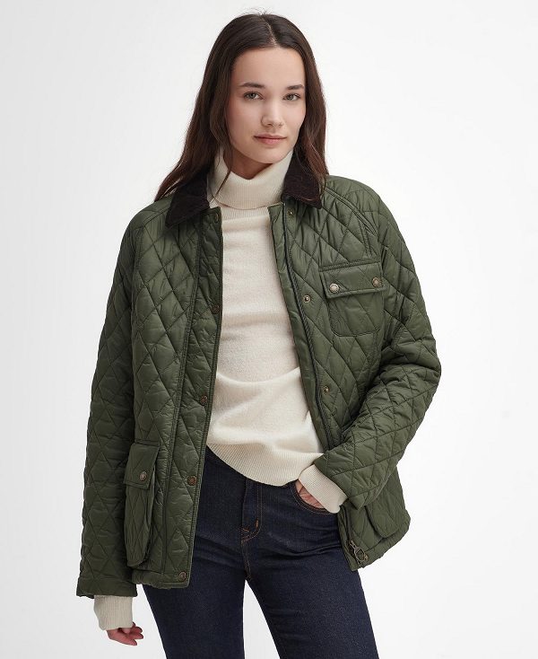 Barbour Starling Quilted Jacket Olive/Classic | BABO89334