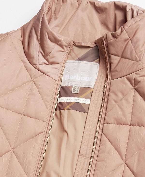 Barbour Stella Quilted Jacket Sepia/Muted | BABO89294