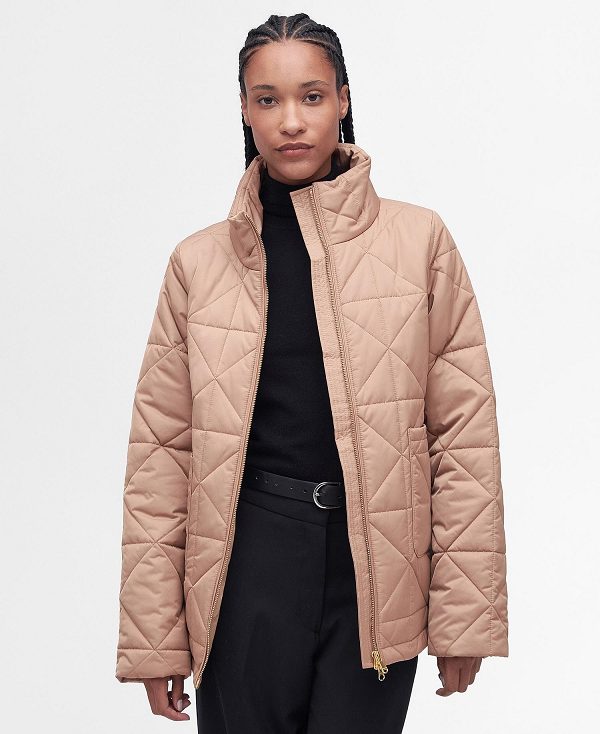 Barbour Stella Quilted Jacket Sepia/Muted | BABO89294