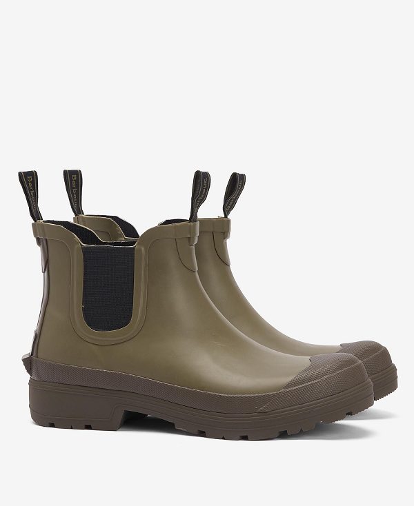 Barbour Storm Wellingtons Olive/Olive | BABO88926