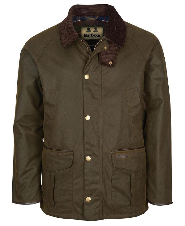 Barbour Stratford Wax Jacket Olive | BABO87243